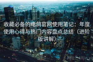 收藏必备的电鸽官网使用笔记：年度使用心得与热门内容盘点总结（进阶版讲解）
