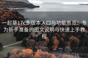一起草17c多版本入口与功能总览：专为新手准备的图文说明与快速上手教程