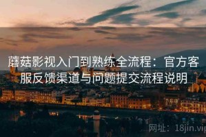 蘑菇影视入门到熟练全流程：官方客服反馈渠道与问题提交流程说明