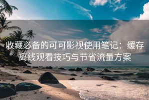 收藏必备的可可影视使用笔记：缓存离线观看技巧与节省流量方案