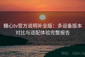 糖心tv官方说明补全版：多设备版本对比与适配体验完整报告