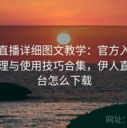 伊人直播详细图文教学：官方入口导航整理与使用技巧合集，伊人直播平台怎么下载