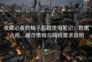 收藏必备的柚子影视使用笔记：数据占用、缓存策略与网络需求说明
