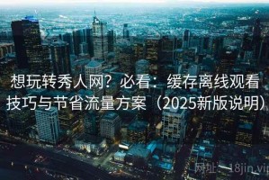 想玩转秀人网？必看：缓存离线观看技巧与节省流量方案（2025新版说明）