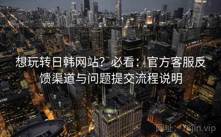 想玩转日韩网站？必看：官方客服反馈渠道与问题提交流程说明