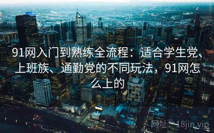 91网入门到熟练全流程：适合学生党、上班族、通勤党的不同玩法，91网怎么上的