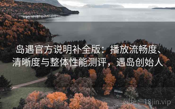岛遇官方说明补全版：播放流畅度、清晰度与整体性能测评，遇岛创始人