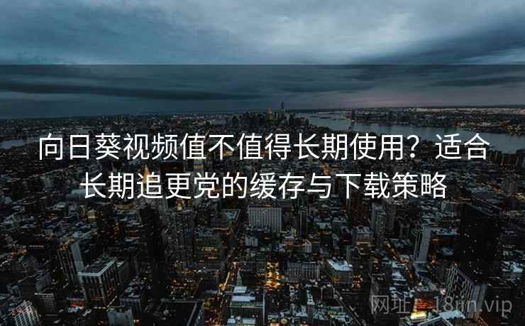 向日葵视频值不值得长期使用？适合长期追更党的缓存与下载策略