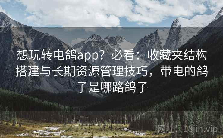 想玩转电鸽app?必看:收藏夹结构搭建与长期资源管理技巧,带电的鸽子是哪路鸽子 想玩转电鸽app?必看:收藏夹结构搭建与长期资源管理技巧,带电的鸽子是哪路鸽子